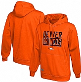 Men's Denver Broncos New Era Orange School of Hard Knocks Pullover Hoodie,baseball caps,new era cap wholesale,wholesale hats